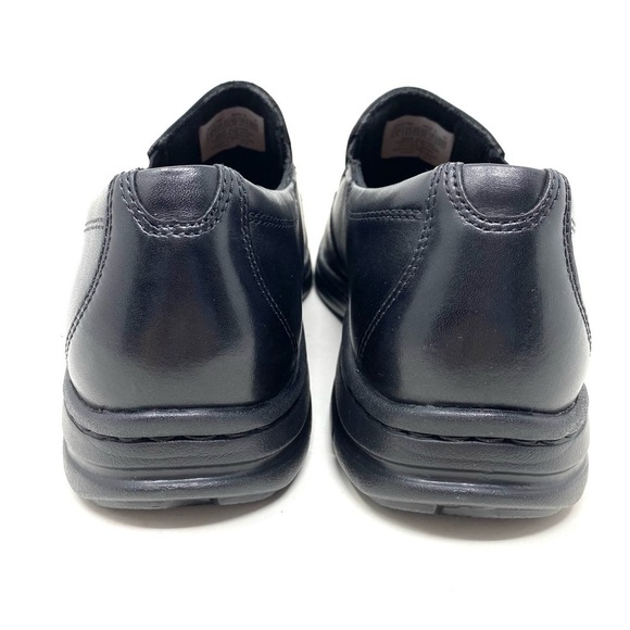 Dunham Men’s Blair Black Leather Slip On EXTRA WIDE - Picture 5 of 7